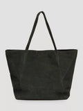 HUSH Saffie Pure Suede Tote Bag, Green, One Size