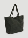 HUSH Saffie pure suede tote bag, imported from the UK