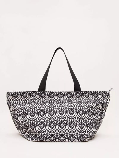 John Lewis Phase Eight Geometric Beach Bag Black/Multi- Buy online at McGrocer