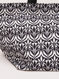 Phase Eight geometric beach bag black multi, imported from the UK