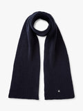 Benetton plain wool blend knitted scarf, UK version