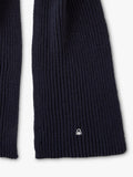 Benetton plain wool blend knitted scarf, UK version