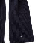 Benetton plain wool blend knitted scarf, UK version
