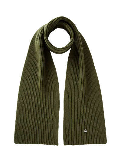 John Lewis Benetton Wool Blend Knitted Scarf- Buy online at McGrocer