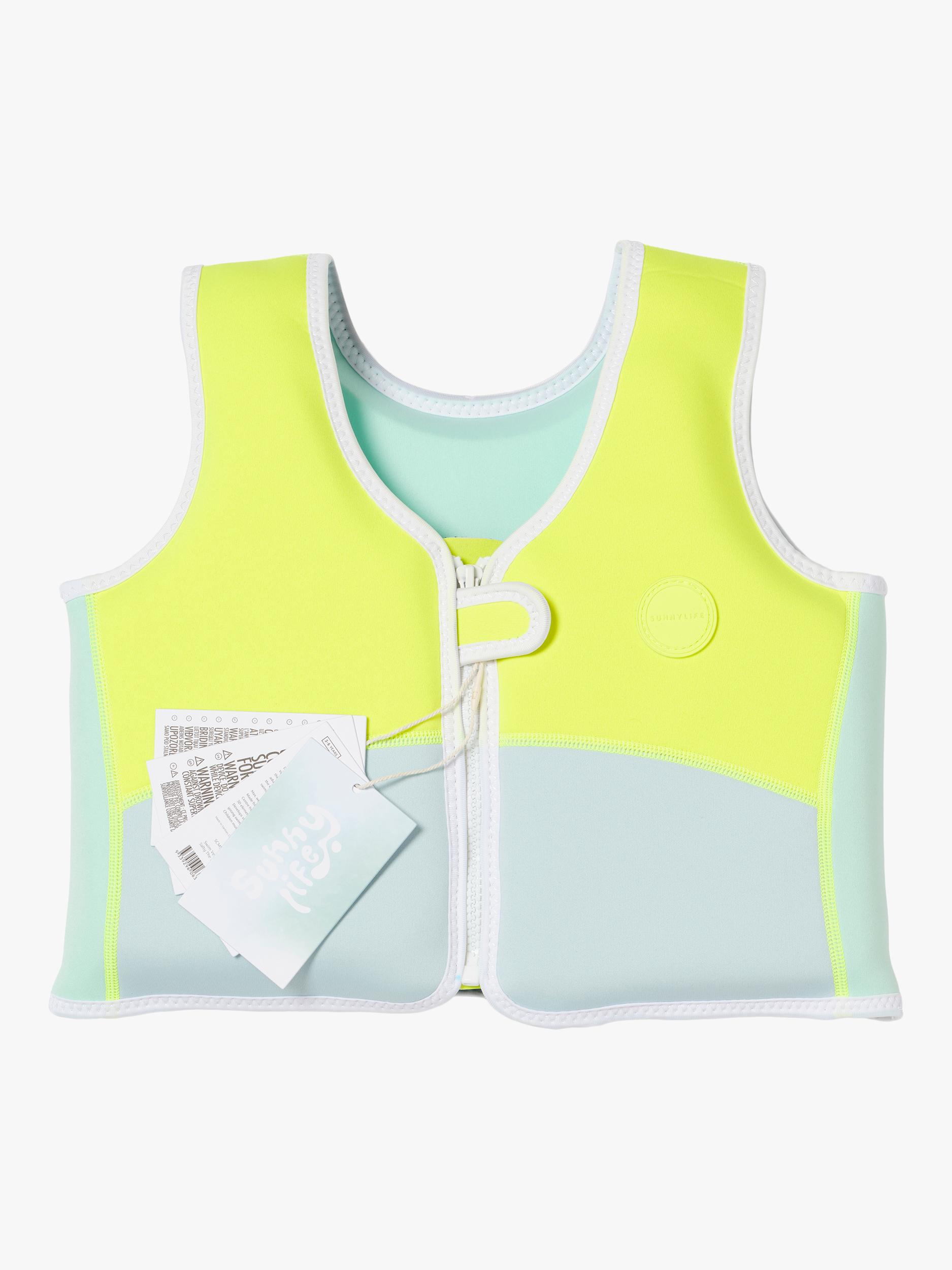 Sunnylife Kids' Salty Shark swimming vest, imported from the UK