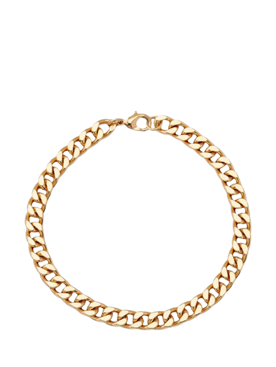 John Lewis frkl. The Mini Cuban Chain Bracelet, Gold- Buy online at McGrocer