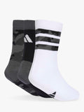 adidas kids ankle socks 3-pack camo and stripe, imported from the UK