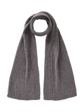 Benetton flat ribbed wool rich scarf, imported from the UK