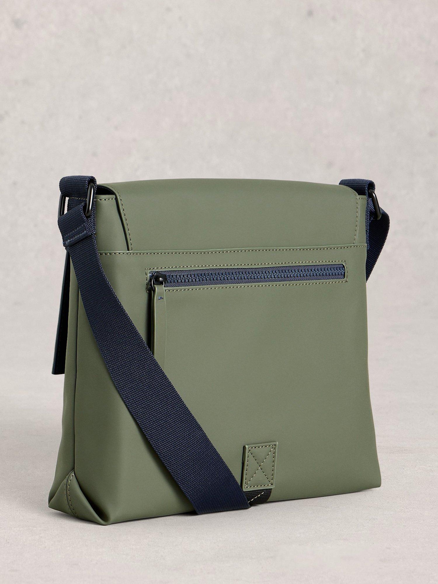 White Stuff Alec crossbody bag green British brand