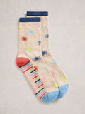 White Stuff Starburst ankle socks multi - British product