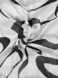 Aab premium modal hijab abstract ink print multi, UK version