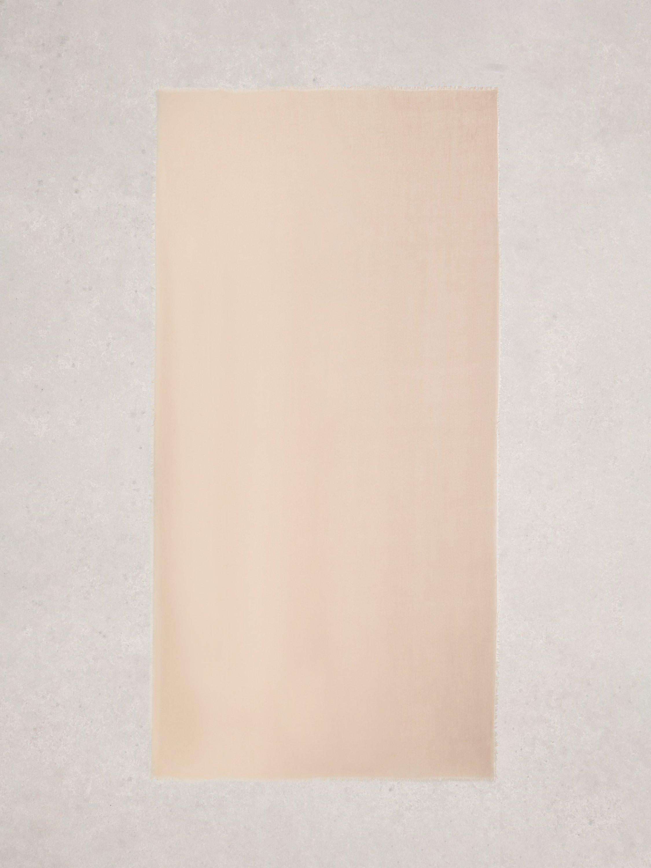 White Stuff Penny oversized scarf in natural colour (British brand)