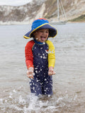 Muddy Puddles kids colour block sun hat - British product