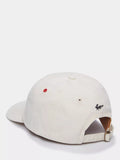 Aubin Hendwell baseball cap in vintage white (British brand)