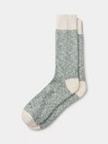 Aubin Dale Twist ankle socks with contrast panels (British brand)