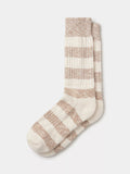Aubin Dale Twist Stripe Cotton Blend Socks