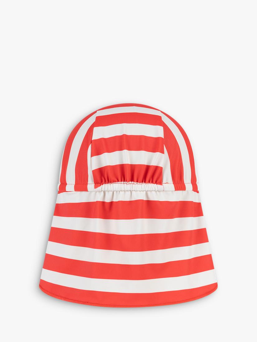 Swim Essentials baby sun cap red striped (British brand)