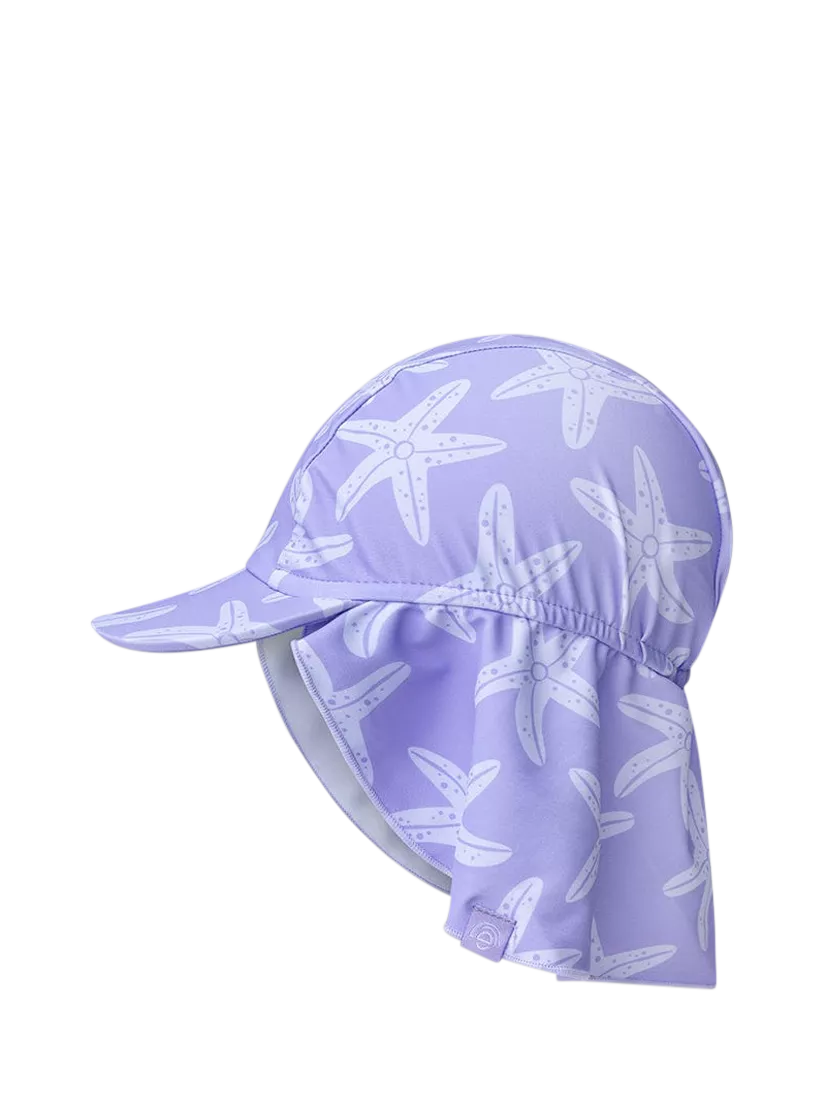 Swim Essentials Baby UPF50+ Sun Hat, Lila Sea Star, 0-12 months