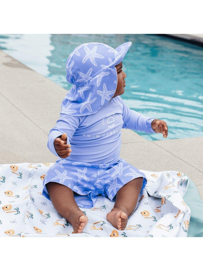 Swim Essentials baby sun hat Lila Sea Star - British product