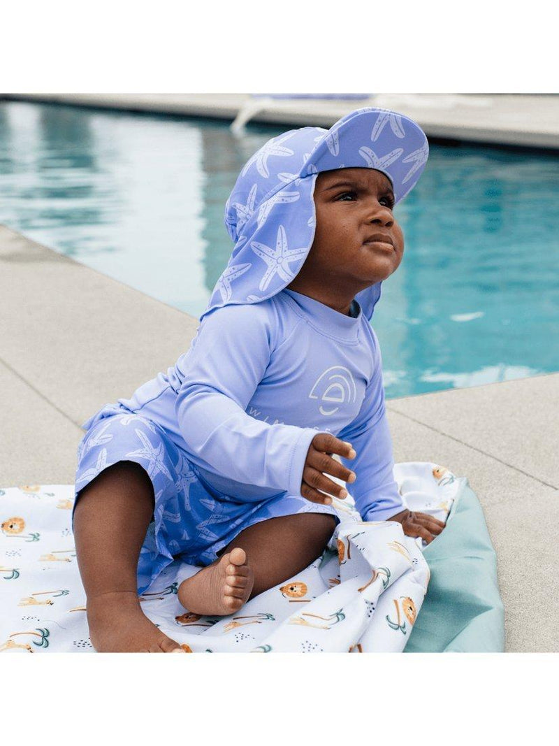 Swim Essentials baby sun hat Lila Sea Star - British product