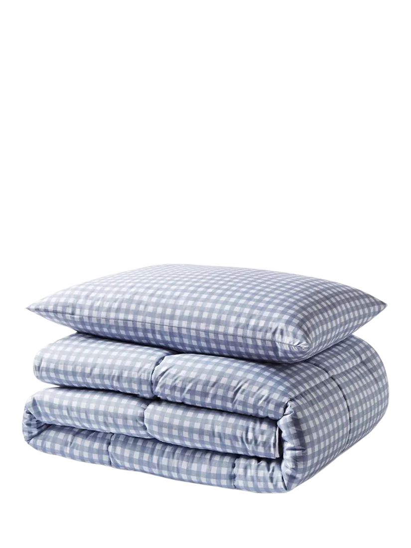 Night Lark coverless duvet set dusk blue, imported from the UK