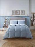 Night Lark coverless duvet set dusk blue, imported from the UK