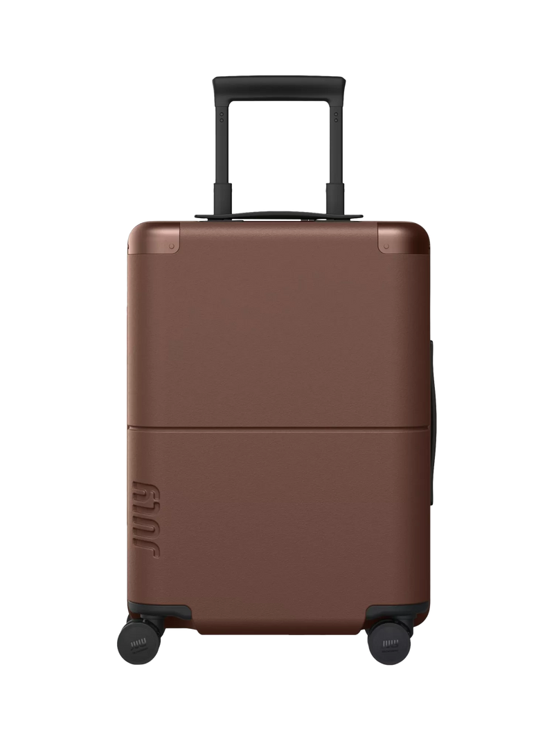 July Carry On 4-Wheel 55cm Cabin Case, Dark Brown, One Size