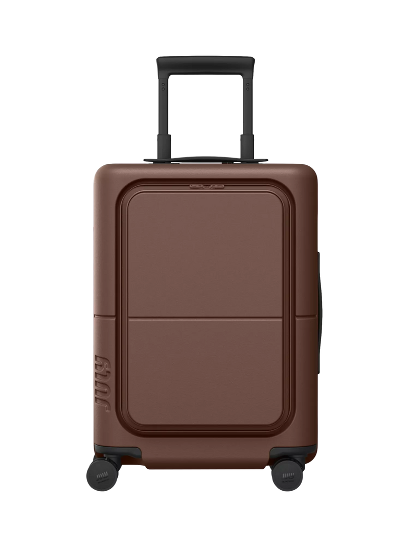 July Carry On Pro 4-Wheel 55cm Cabin Case, Dark Brown, One Size