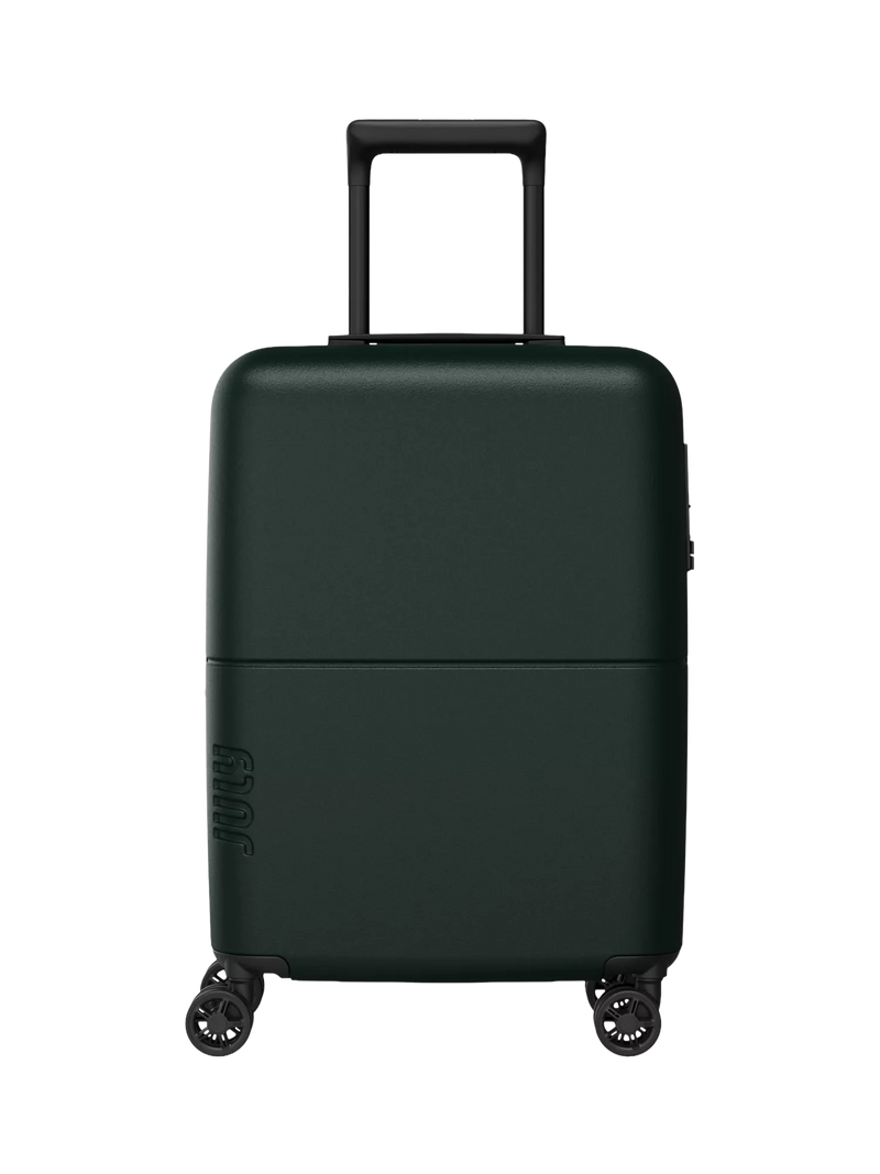 July Carry On Light 4-Wheel 55cm Expandable Suitcase, Forest