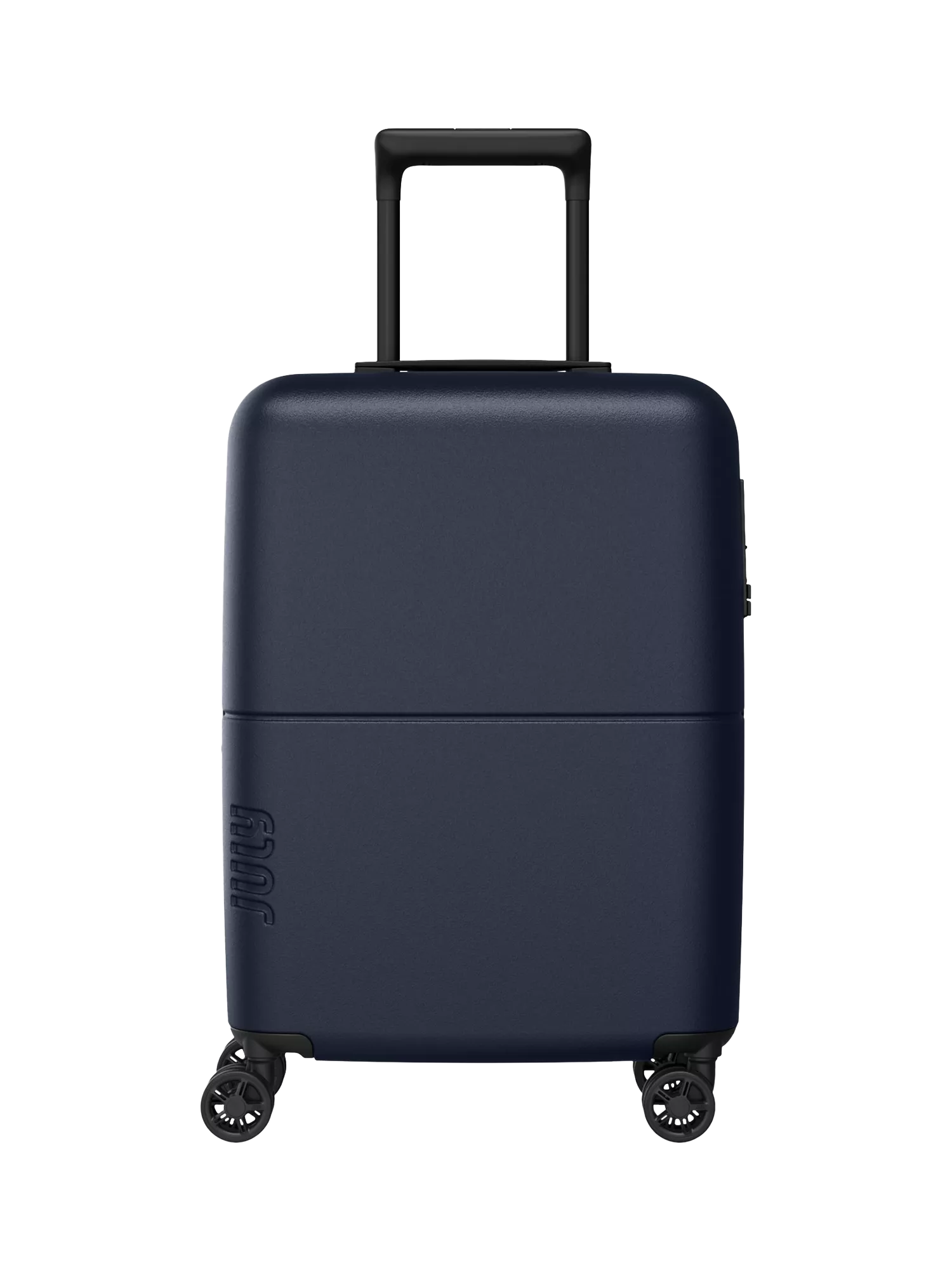 July Carry On Light 4-Wheel 55cm Expandable Suitcase, Navy