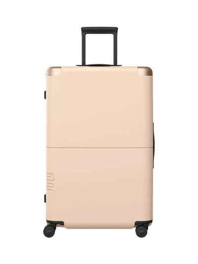 John Lewis July Checked Plus 4-Wheel 77cm Large Suitcase- Buy online at McGrocer