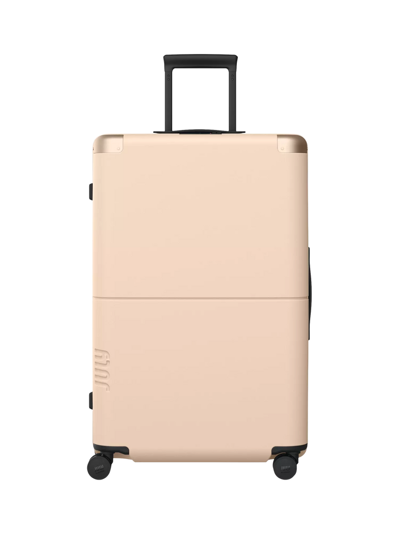 July Checked Plus 4-Wheel 77cm Large Suitcase, Sand, One Size