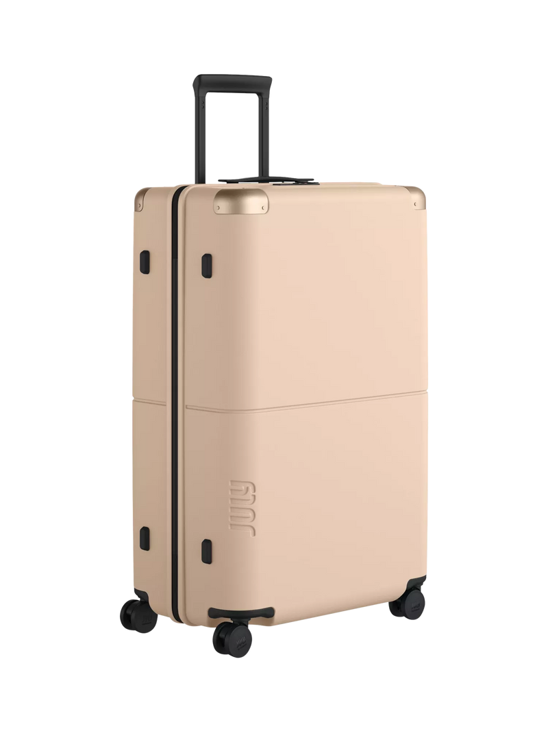July Checked Plus large hard-sided suitcase 77cm, UK version