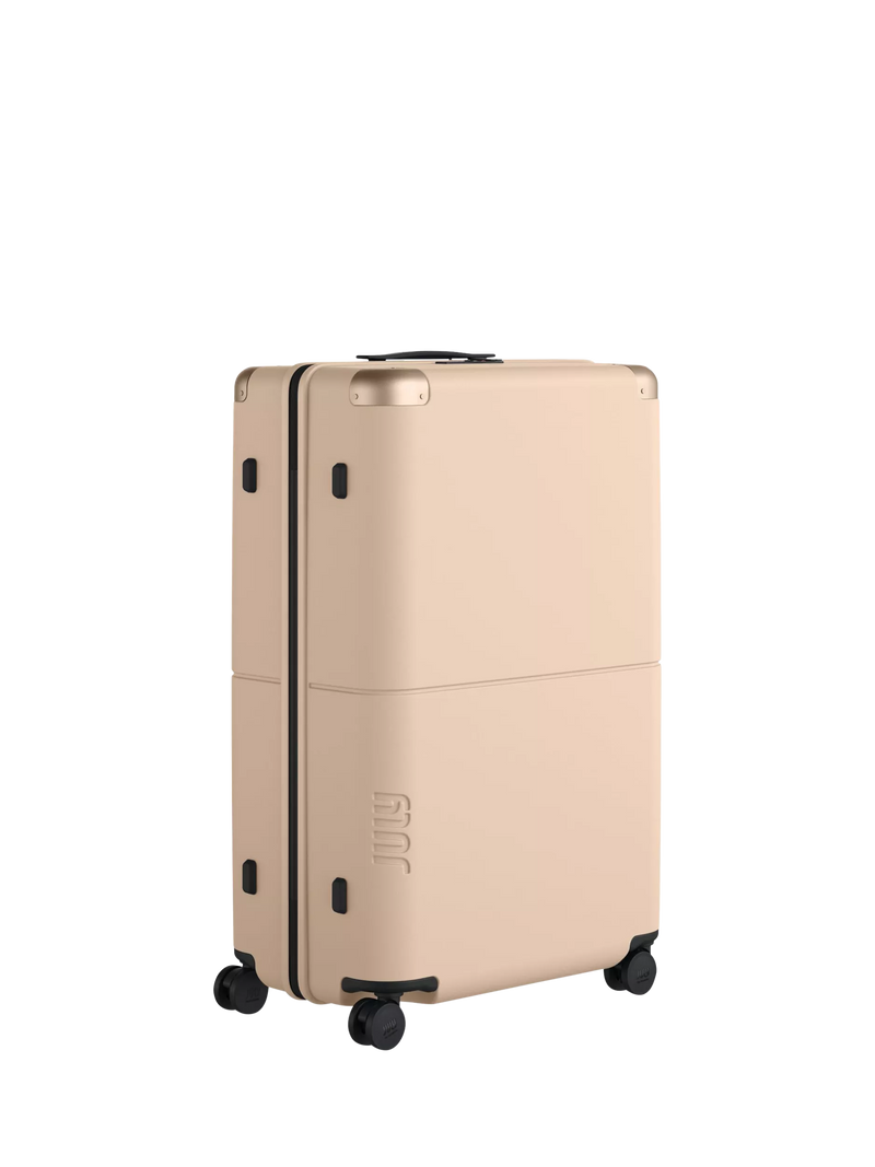 July Checked Plus large hard-sided suitcase 77cm, UK version