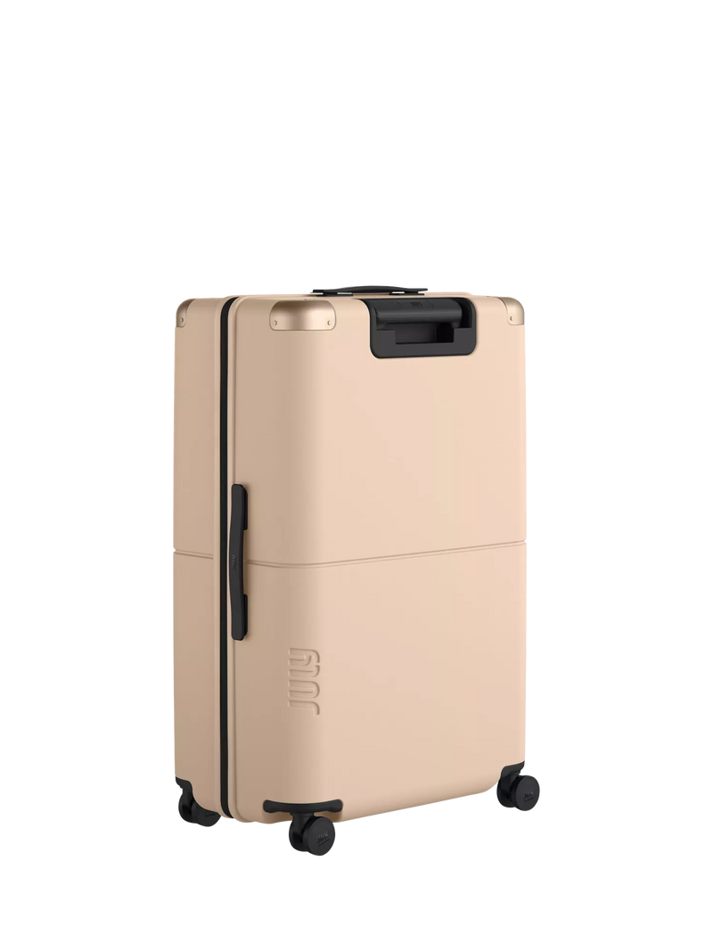 July Checked Plus large hard-sided suitcase 77cm, UK version