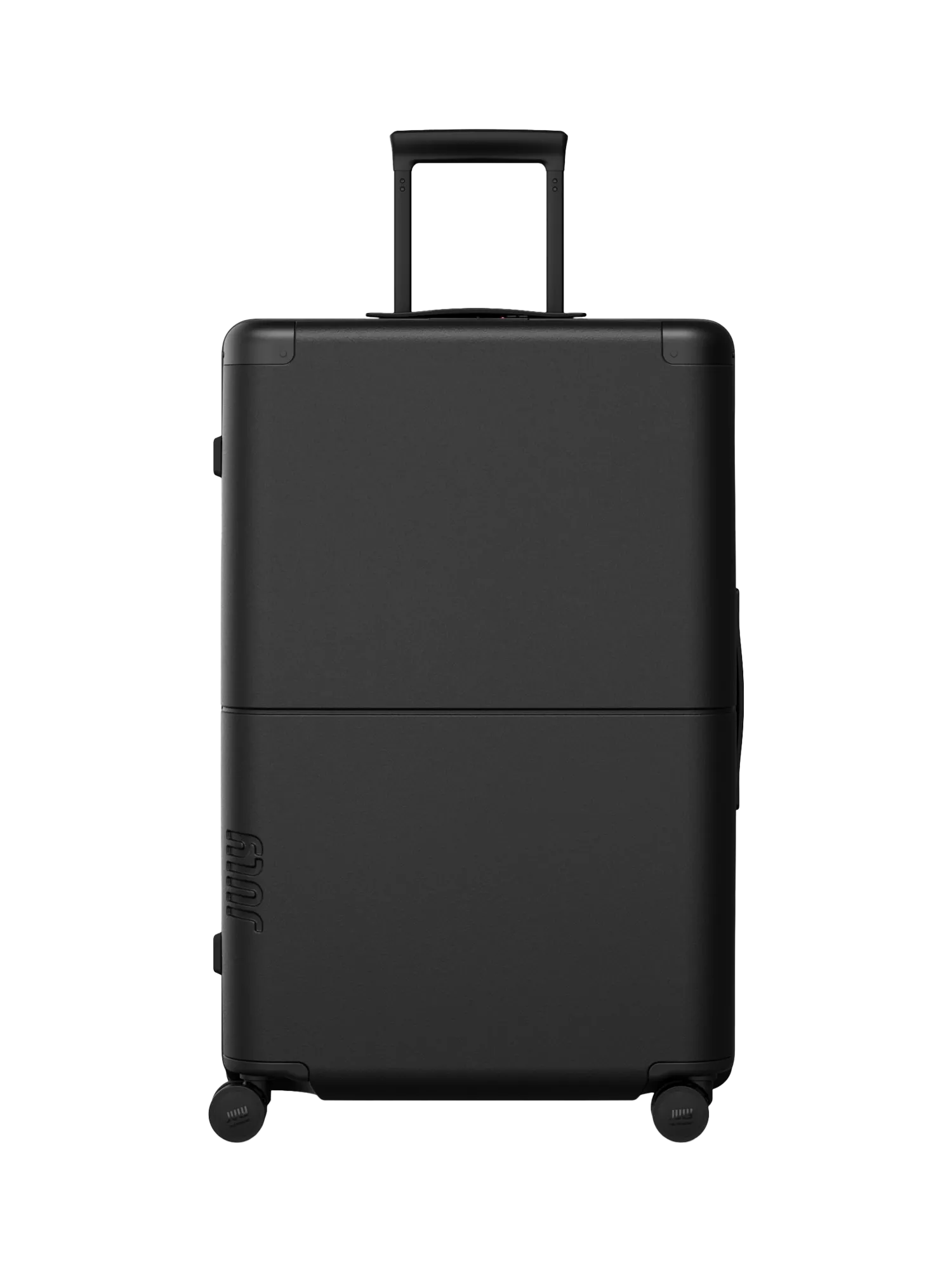 July Checked Plus 4-Wheel 77cm Large Suitcase, Charcoal, One Size