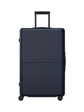 July Checked Plus 4-Wheel 77cm Large Suitcase, Navy, One Size