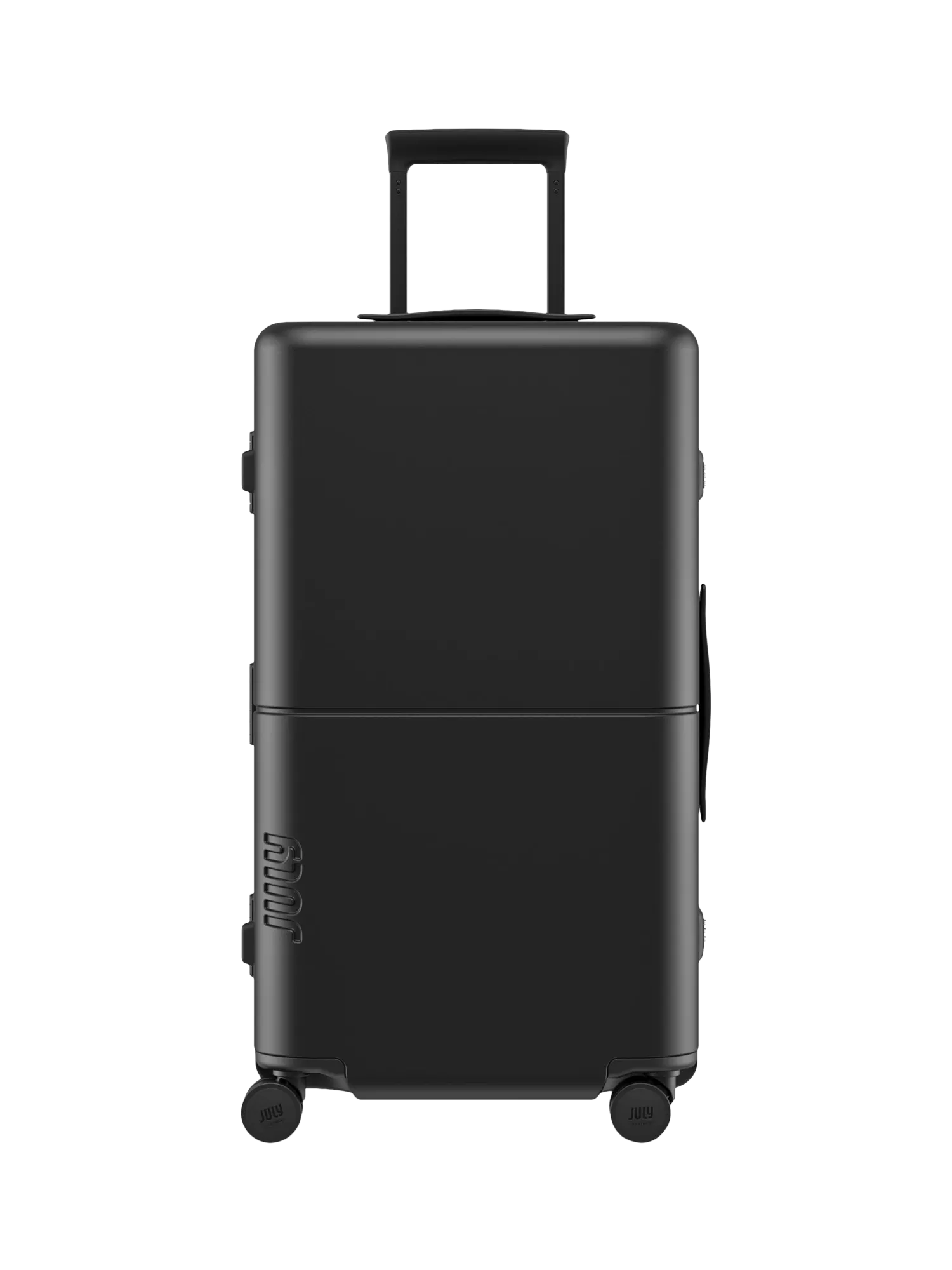 July Checked Trunk Leather 72cm suitcase (British brand)