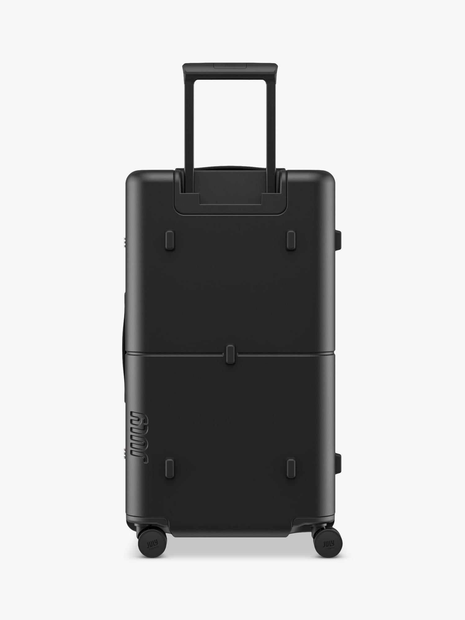 July Checked Trunk Leather 72cm suitcase (British brand)