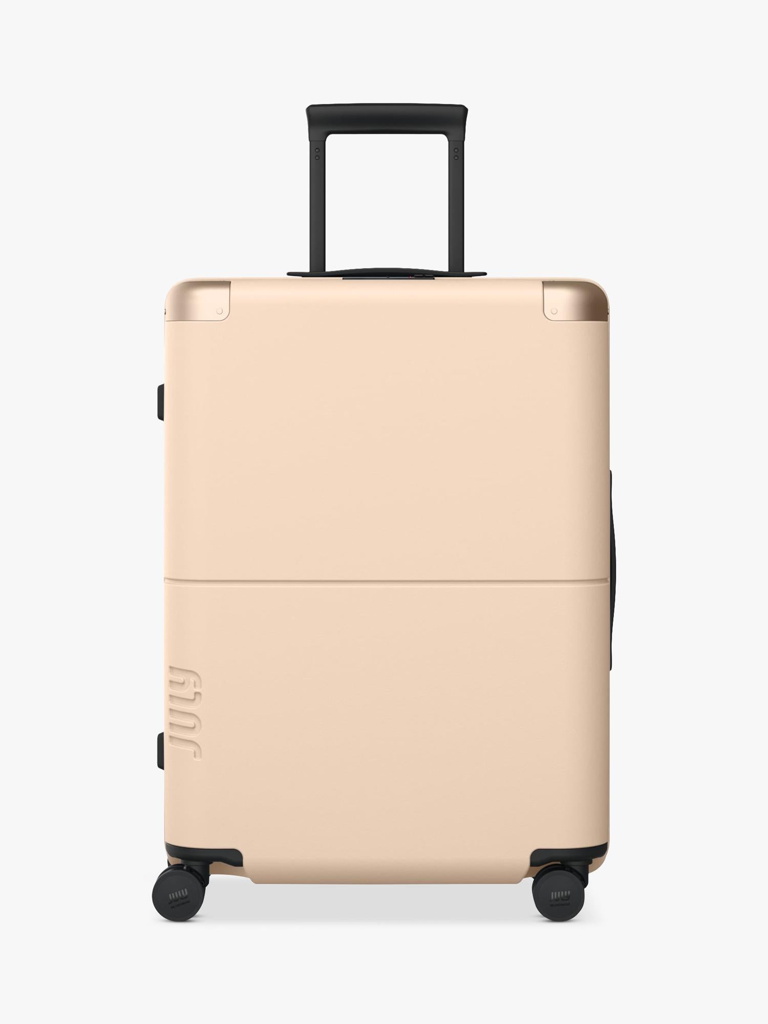 July checked expandable medium suitcase 66cm, UK version