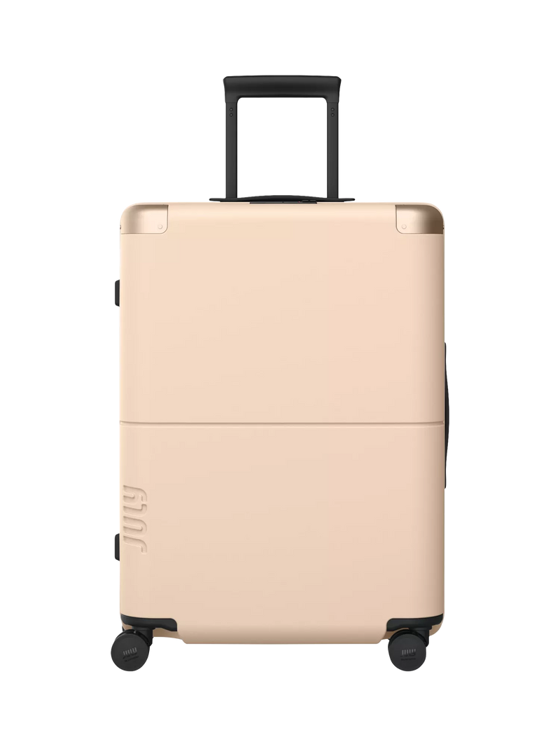 July Checked Expandable 4-Wheel 66cm Medium Suitcase
