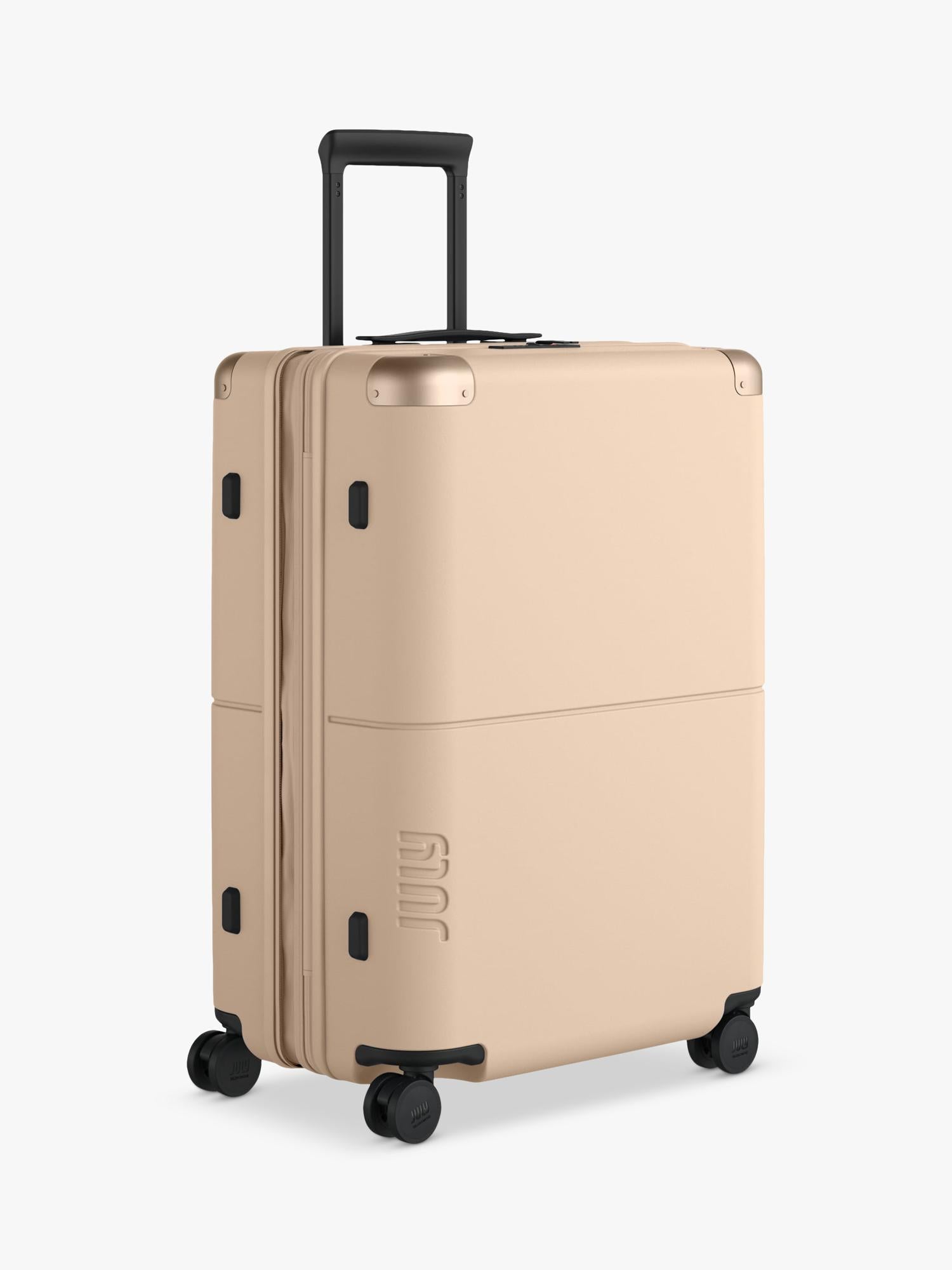 July checked expandable medium suitcase 66cm, UK version
