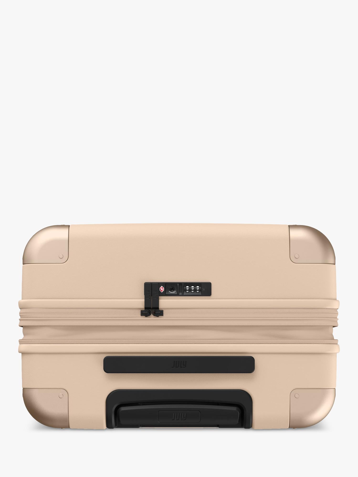July checked expandable medium suitcase 66cm, UK version