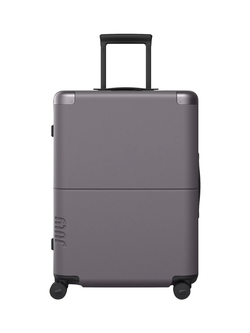 July Checked Expandable 4-Wheel 66cm Medium Suitcase