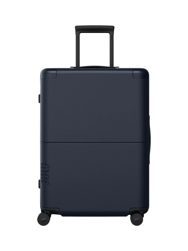 July Checked Expandable 4-Wheel 66cm Medium Suitcase
