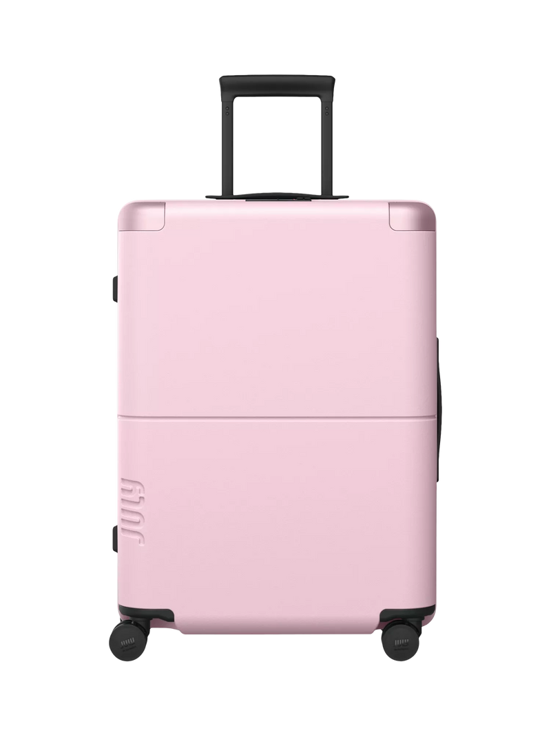July Checked 4-Wheel 55cm Medium Suitcase