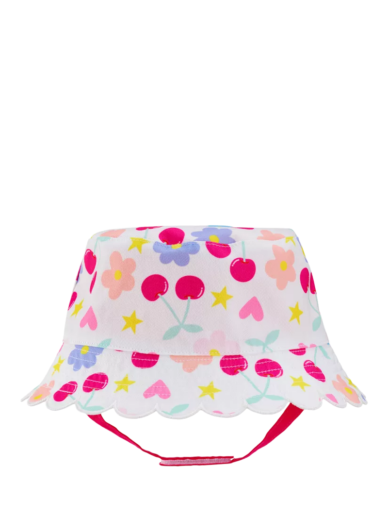 Small Stuff floral sun hat white - British product