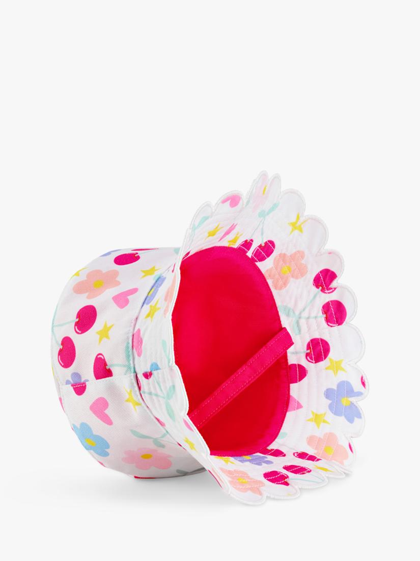 Small Stuff floral sun hat white - British product