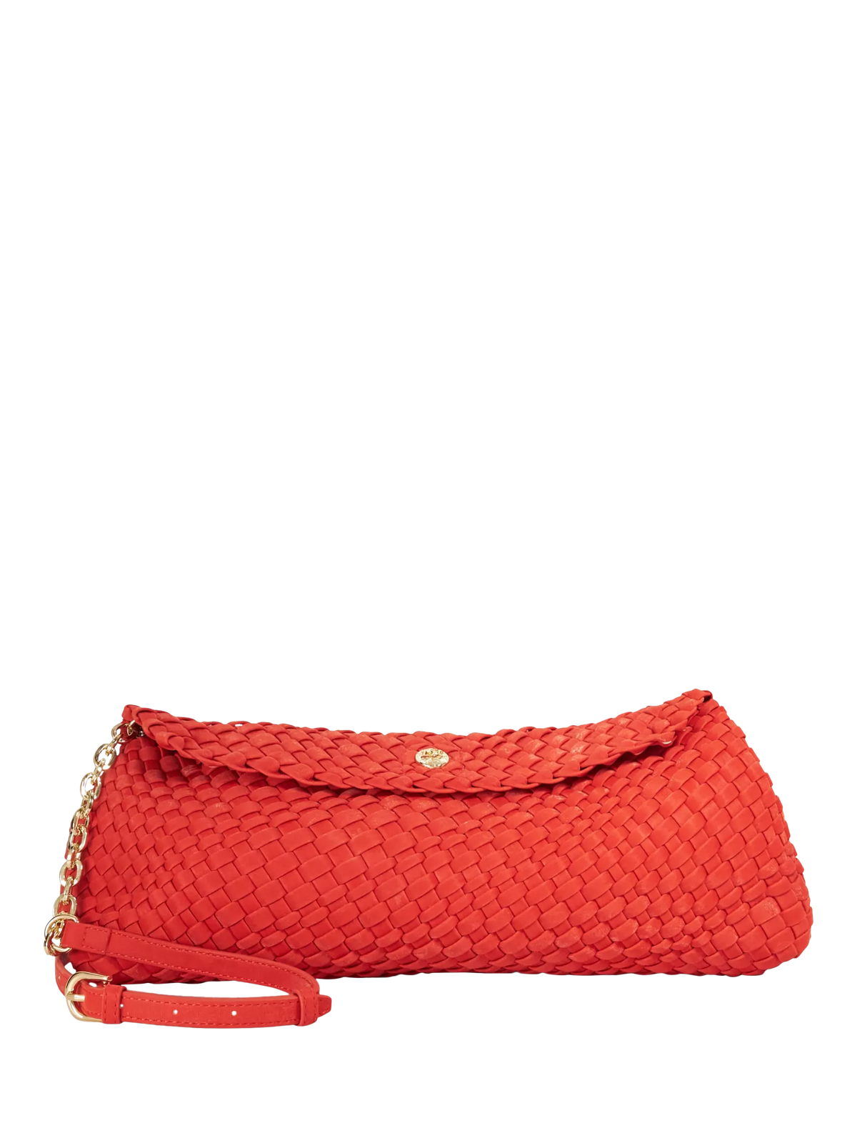Dune London handbag red woven slouchy (British brand)