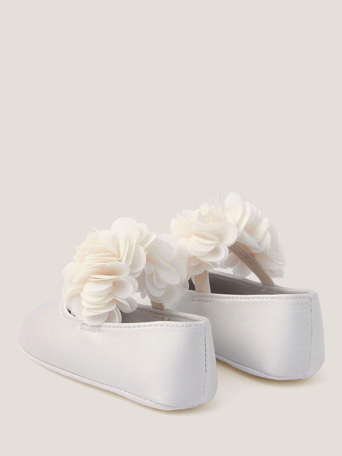Monsoon baby corsage booties and headband set (British brand)